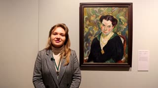 Ханс Пурманн – «Портрет Мэри Браун».  Выставка «Матисс. Пикассо. Шагал» в Центре «Эрмитаж-Казань»