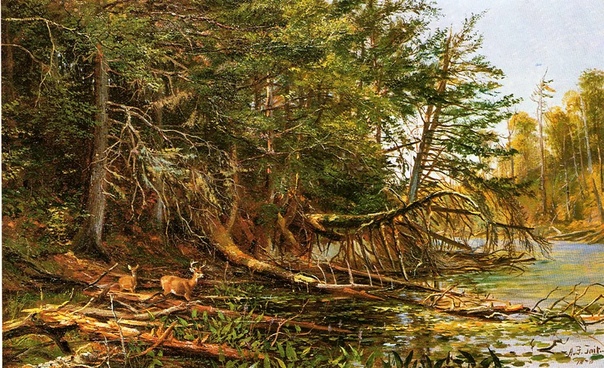 Художник Артур Фицвиллиам Таит (1818-1905 известен жанровыми сценами из жизни дикой природы. Таит родился в Ливеси Холл, недалеко от Ливерпуля в Англии. Когда мальчику исполнилось 8 лет, его