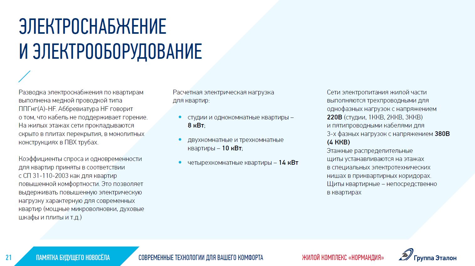 Инженерия ЖК "Нормандия": лифты, вентиляция, противопожарная система, электроснабжение и электрооборудование, отопление, водоснабжение, безопасность RRz03AHxuUA