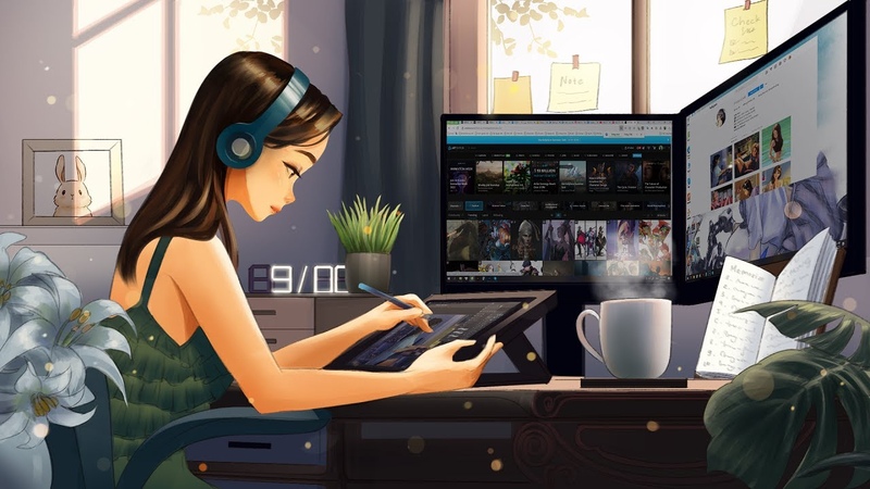 Lofi hip hop radio - Beats to relax/study to [ hope Lofi Girl be back soon )